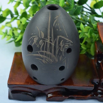 Hudba Xun Keramiky Národní Dechové Nástroje Osmi Otvory Malé Keramiky Čínské Starobylé Nástroje