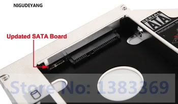 S Čelní panel Rámeček + Držák 2. SATA HDD SSD Pevný Disk Skříně Caddy pro Dell Latitude E5420 E5520 E5430 E5530