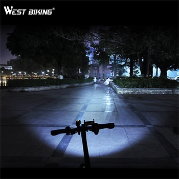 WEST CYKLISTIKA 5 Režimů Cyklistické Světlo USB Dobíjecí 900 Lumenů LED Cyklistika Přední Světlomet Vodotěsné MTB Silniční Kolo Přední Lampa