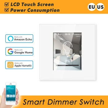EU NÁS LED Stmívače, Inteligentní Wifi Stmívací Spínač 220V 110V, Práce s Apple Homekit Alexa Google Domácí Asistent Smart Home Switch