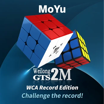 Nové MoYu Weilong GTS 2M WCA Záznam edition/Weilong GTS2 M/Weilong GTS2M Rychlost Magnetické Kostky Magico Profissional Děti Hračky