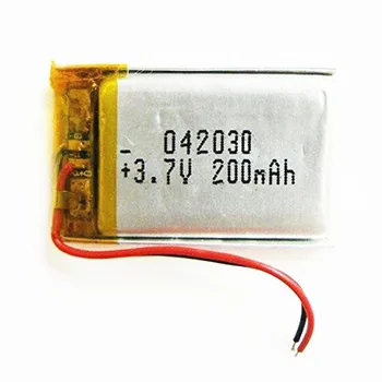 Lithium-Polymer baterie 3.7 V, 402030 042030 200mah lze přizpůsobit velkoobchodní CE FCC ROHS, MSDS certifikace kvality