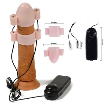 Dual Lock Penis, Masáž-Penisu Glans Rock Mužské Rotoru Vibrační G-Stimulace penis ring sex hračky pro muže, dospělý sex hračky