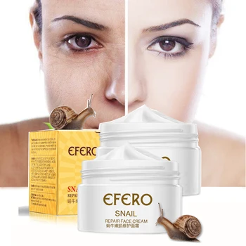 EFERO Anti-Aging Šnek Podstatě Krém, Bělící Krém na Obličej Hydratační Výživný Zpevňující Proti Vráskám Rozjasní Šnečí Krém