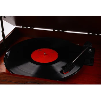 Retro Vinyl Záznam Přehrávač Audio Pásky, CD, Bluetooth, staromódní, Vintage Gramofon Gramofony - Dub US Zástrčka/ EU Adaptér