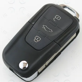 DAKATU 3B Fold Flip Vzdálené Klíčové Shelll Fob Auto Klíč Pouzdro Pro Roewe MG5 MG7 MG GT GS 350 360 750 W5 Klíč Pouzdro S Logem