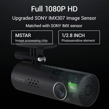 Anglické Hlasové Ovládání 70mai Auto DVR Kamera 1S 1080HD 70mai cam Noční Vidění 70Mai Dash Cam 1 Wifi Zdarma Recorder 70 mai Dash Cam 1S