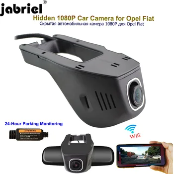 Jabriel 1080P auto fotoaparát dash cam 24 hodin video rekordér, Fotoaparát zadní pro opel astra j h g, insignia, corsa d fiat 500, grande punto