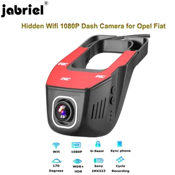 Jabriel 1080P auto fotoaparát dash cam 24 hodin video rekordér, Fotoaparát zadní pro opel astra j h g, insignia, corsa d fiat 500, grande punto