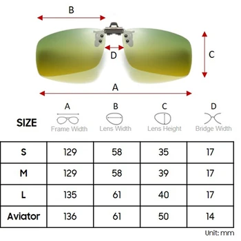 VIVIBEE Den a Noc, Klip na Polarizační Brýle Muži Zelený Žlutý Objektiv Jízdy Letectví Klipy Sluneční Brýle, Ženy, Oculos