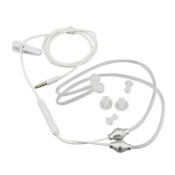 3,5 mm Stereo Vzduchové Trubice Drátová Sluchátka Anti-záření Binaurální Sluchátka Hluk Izolační Sluchátka micr pro mobilní telefon