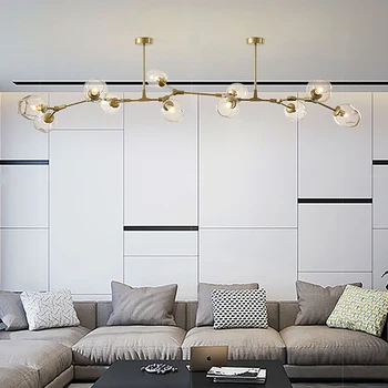 Moderní Nordic obývací pokoj lampa domácí atmosféru designer osobnost tvůrčí jídelna ložnice vila molekulární přívěsek světlo