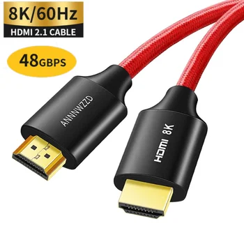 HDMI 2.1 Kabelové 8K/60Hz 4K/120Hz vysokorychlostní 48Gbps HDMI Digitální Kabel Splitter Přepínač PS4 PS5 8K HD TV Projektory 8K HDMI 2.1