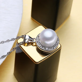 FENASY Český Řetěz Náhrdelník Pearl Šperky Náhrdelníky Přívěsky Perla Klasický Kulatý Náhrdelník Pro Ženy Přírodní Perlový Náhrdelník