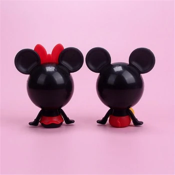 Disney Mickey Mouse& Minnie Šťastné Narozeniny Dort Dekorace Nástroje Panenka Model Pro Party DIY Dort Topper Miminko Party Dodávky
