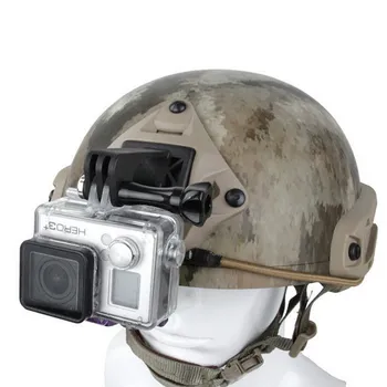 Tactical Helmet Mount pro Gopro xiaoyi 4k Rypadlo ARM Mount Helmu NVG Držák Základny Černá Tan pro SJCAM