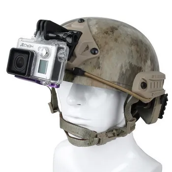 Tactical Helmet Mount pro Gopro xiaoyi 4k Rypadlo ARM Mount Helmu NVG Držák Základny Černá Tan pro SJCAM