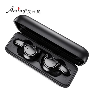 Aminy U-mini2 tws bezdrátová sluchátka bluetooth hi-fi v ear sluchátka šumu přístavů, Běh Headset 5.0
