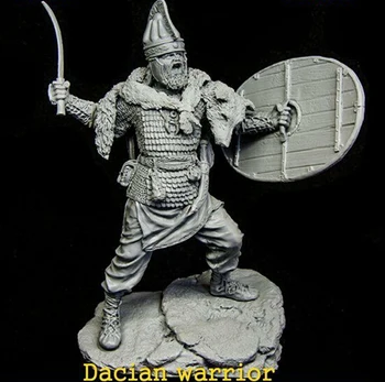 1/24 75mm starověký bojovník stojan s podstavcem Pryskyřice obrázek Model stavebnice Miniaturní gk Unassembly Nelakované