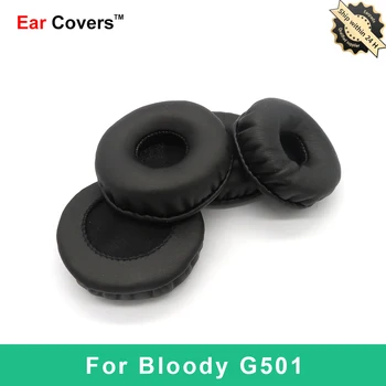 Náušníky Pro Bloody G501 jsou dodávány Koncovky Sluchátka Náhradní Headset do Ucha Pad PU Kůže Houba Pěny