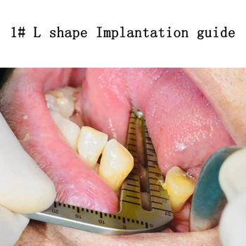 Zubní implantáty nástroje ústní výsadbu umístění průvodce zubní implantát nástroje výsadbu polohovací úhel vládce Zubař nástroje