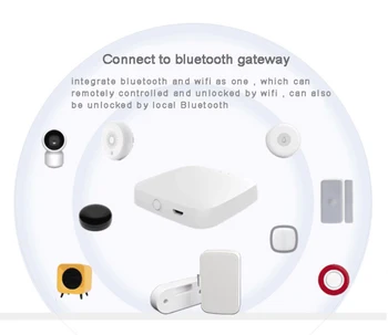 Tuya APLIKACE Bluetooth Remote Control Kabinet Šuplíku Zámek Neviditelné Bezklíčové Elektrika Wifi Bezpečnostní Zámek Kontrolní Zámek Smart Home