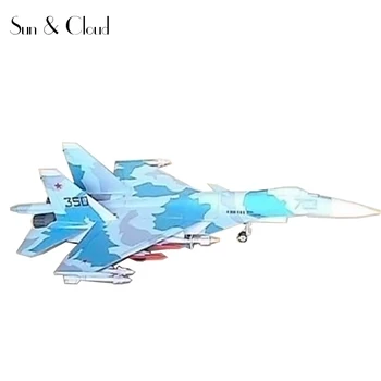 1:50 DIY 3D Suchoj Su-35 Stíhací Letadlo Letadlo Papírový Model Sestavit Ruční Práce Logická Hra, DIY Děti Hračky