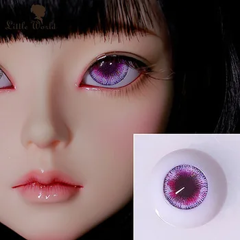 BJD panenka simulace oční koule velikosti módní tlakem oční kouli 10mm12mm14mm16mm18mm malé iris jelly barva žáka různé barvy