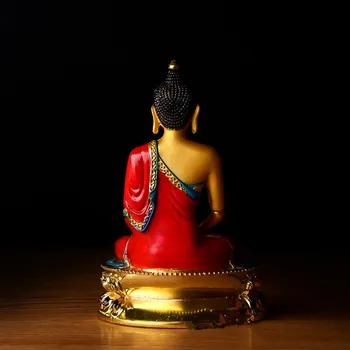 Účinný Bódhisattvy Uvedení Domácí Dekorace,Zlacení, Barevné Amitabha Buddha Socha,Slitiny Kovů Tranic Buddhistické Dodavatelé