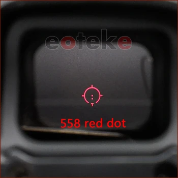 558 holografické reflexní řady Green Red dot Sight Airsoft Rozsah uchycení na 20mm Železniční Úchyty Zdarma OEM vlastní logo