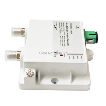 CATV/SATV mini optická tansmitter 47-2150 MHz OTH--10mW 47-2150MHz single mode 12V DC FTTH 1550nm