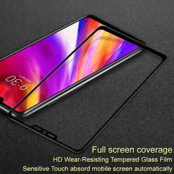SFor G7, LG ThinQ Tvrzené Sklo IMAK Plné Krytí Pro+ Ochranné Fólie Screen Protector Pro LG G7 ThinQ G7+ G710EM