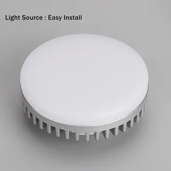 LED Stropní lampa přisazená Bodové led downlight 12w 24w led žárovky vyměnitelné 45 Stupňů Rotace bodové světlo pro domácí osvětlení