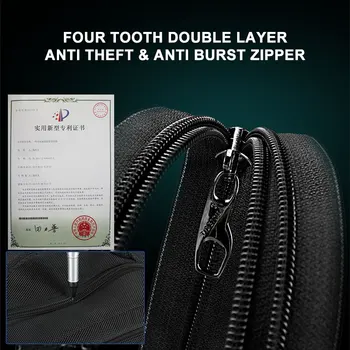 2021 Tigernu Nové Módní RFID Anti Theft Muži 15,6 palcový Notebook Batoh, USB Nabíjení Muž Žena Vodotěsné Školní Tašky, Mochilas