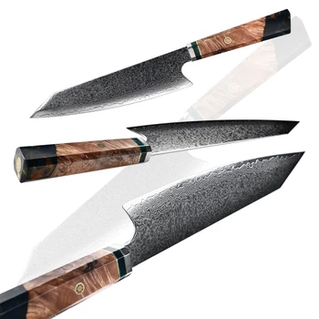 Chef Nůž VG10 Damašek Oceli Japonské Kuchyňské Nože 67 vrstev Nerezové Oceli Sushi Vaření Nástroj, Krájení Sekáček Nůž NOVÝ