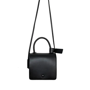 Jednobarevné Dámské Tašky Značkové Mini Top Box Zvládnout Kabelky Dámské Taška přes Rameno PU Kůže Korean Crossbody Taška Celý Prodej
