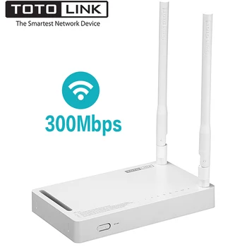 TOTOLINK N300RH V4 300Mbps Long Range Bezdrátový Router s 2*11dBi Silný Signál Antény 2,4 GHz Wi-Fi Opakovač anglicky Firmware