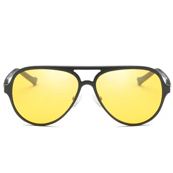 YSO Noční Vidění Brýle Muži Hliníku, Hořčíku Rám Polarizované Brýle pro Noční Vidění Pro Car Driving Rybaření Anti Glare 8560
