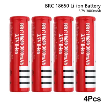 YCDC 4KS 18650 Lithium Baterie 3.7 V Volt 3000mah BRC 18650 Dobíjecí Baterie Li-ion Lithium Baterie Pro Power Bank Pochodeň