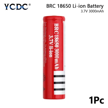 YCDC 4KS 18650 Lithium Baterie 3.7 V Volt 3000mah BRC 18650 Dobíjecí Baterie Li-ion Lithium Baterie Pro Power Bank Pochodeň