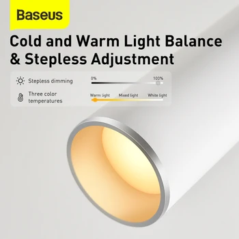 Baseus i-wok Stolní Lampa Stolní LED Noční Lampa pro Ochranu Očí, Studie Světlo na Čtení USB Dobíjecí Stolní Kancelářské Práce Stolní Lampa