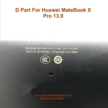 Nový Notebook Rámy pro Huawei MateBook X Pro Mach-W29B W19B W19C W29 W29BL Kryt C Palmrest Horní Dolní Případ D Část Původní hot