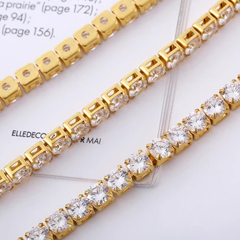 Feilang AAAAA 100cm/ks Kulaté Crystal Zirkon Dráp Řetěz Křišťálově čisté Kamínky Luxus Pro DIY Šperky Oblečení