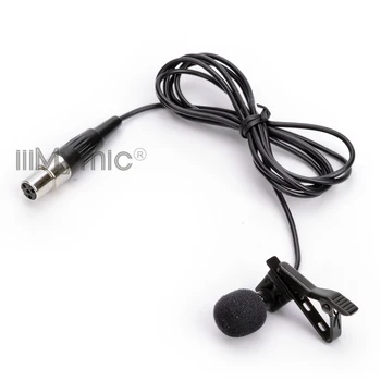 IiiMymic Pro Klopový Klopě Kravatu Klip Kardioidní Kondenzátorový Mikrofon Shure Bezdrátový Body-Pack Vysílač Mini 4pin XLR TA4F