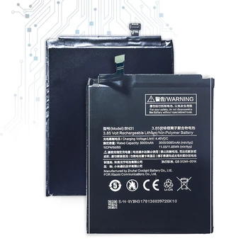 Baterie pro Xiaomi Mi A1 Redmi S2 Poznámka 5A 5A 5X Pro S2 Y1 , MPN Originál: BN31