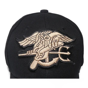 Americké Námořnictvo Týmu Taktické Baseball Cap Mens Navy Seals Čepice Značky Gorras Bavlna Armády Snapback Hat Black Kostní Mužského Nového Roku 2019