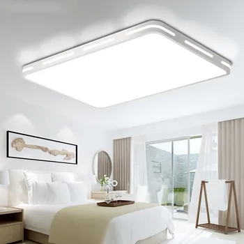 Moderní LED Stropní Světlo Obdélník dálkové ovládání Stropní Svítidlo Kuchyň Svítidla Pro obývací Pokoj Povrchová Montáž lamp