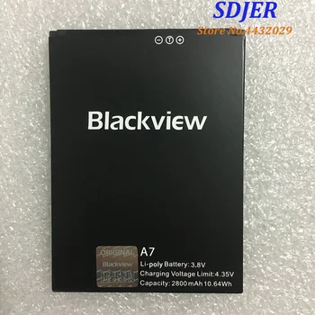 Nové Originál Blackview A7 2800mAh Li-ion Záložní Baterie Záložní Náhradní Příslušenství Akumulátory Pro Blackview A7 Dual