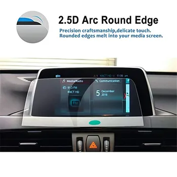 Obrazovka Navigace do Auta Jasné Screen Protector Tvrzené Sklo Proti Poškrábání pro BMW 2018 X1 6.5 Inch