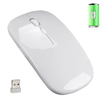 2.4 GHz Praktické USB Dobíjecí Mute Pro Notebook Bezdrátová Myš Domácí Dárek Silent Ultra Tenký Přenosný Počítač Ergonomické Kancelářské